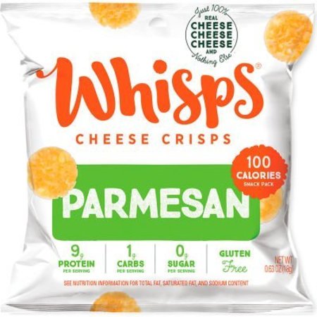 GREEN RABBIT HOLDINGS WHISPS Gluten Free Parmesan & Cheddar Cheese Crisps Variety Pack, 0.63 oz, 14 Count 22001077